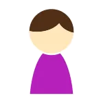 Male General Purple SVG Icon